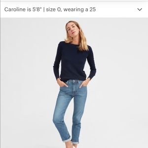 Everlane Modern Boyfriend Jeans (MID BLUE)